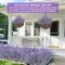 20 Bundles UV Resistant Artificial Lavender Flowers for Outdoors, Fake Purple Lavender Plants for Window Box, Porch, Patio, Garden and Home Decoration